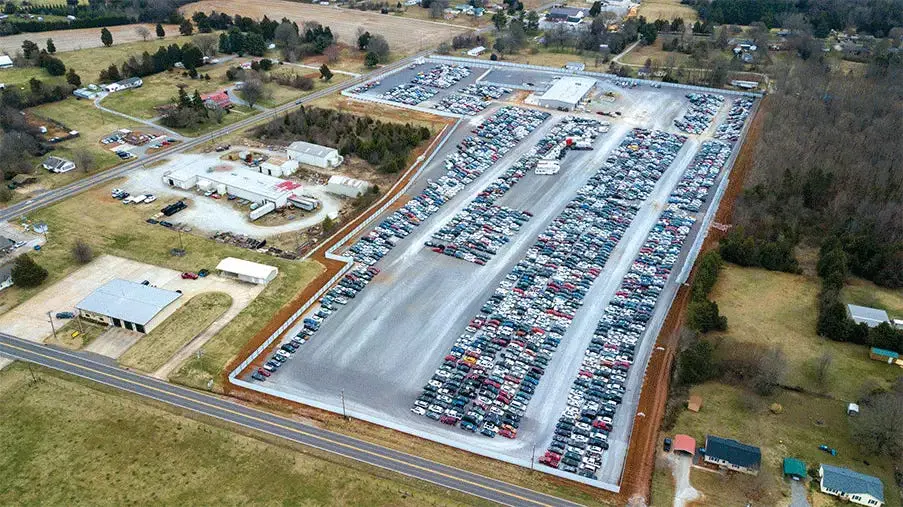 A Copart mintavállalata a hulladékgazdálkodási újrahasznosítási részvények körének