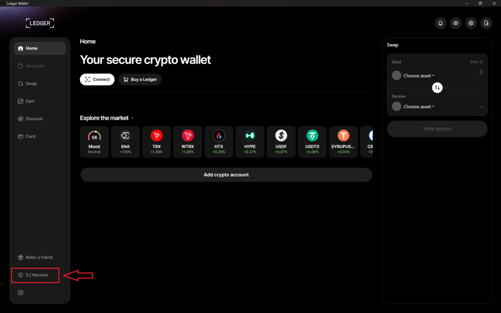 a Ledger Nano S Plus mellé kérhető a Ledger Recover szolgáltatás