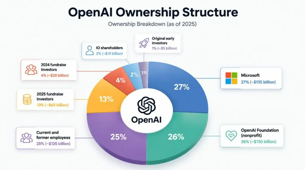 az OpenAI tulajdonosi szerkezete